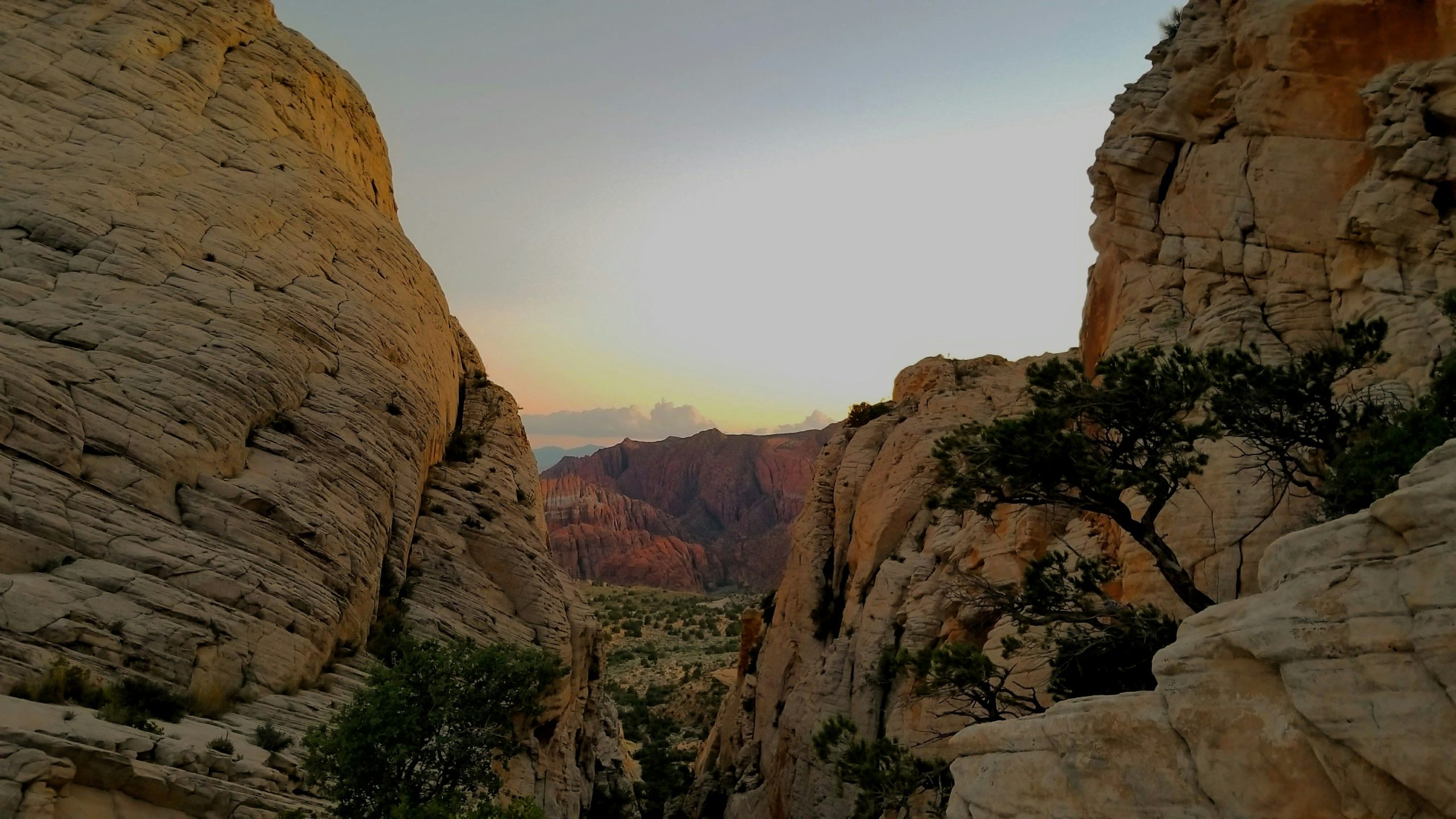 A scenic canyon view in Southern Utah near popular RV camping destinations, perfect for travelers exploring off-the-beaten-path locations.